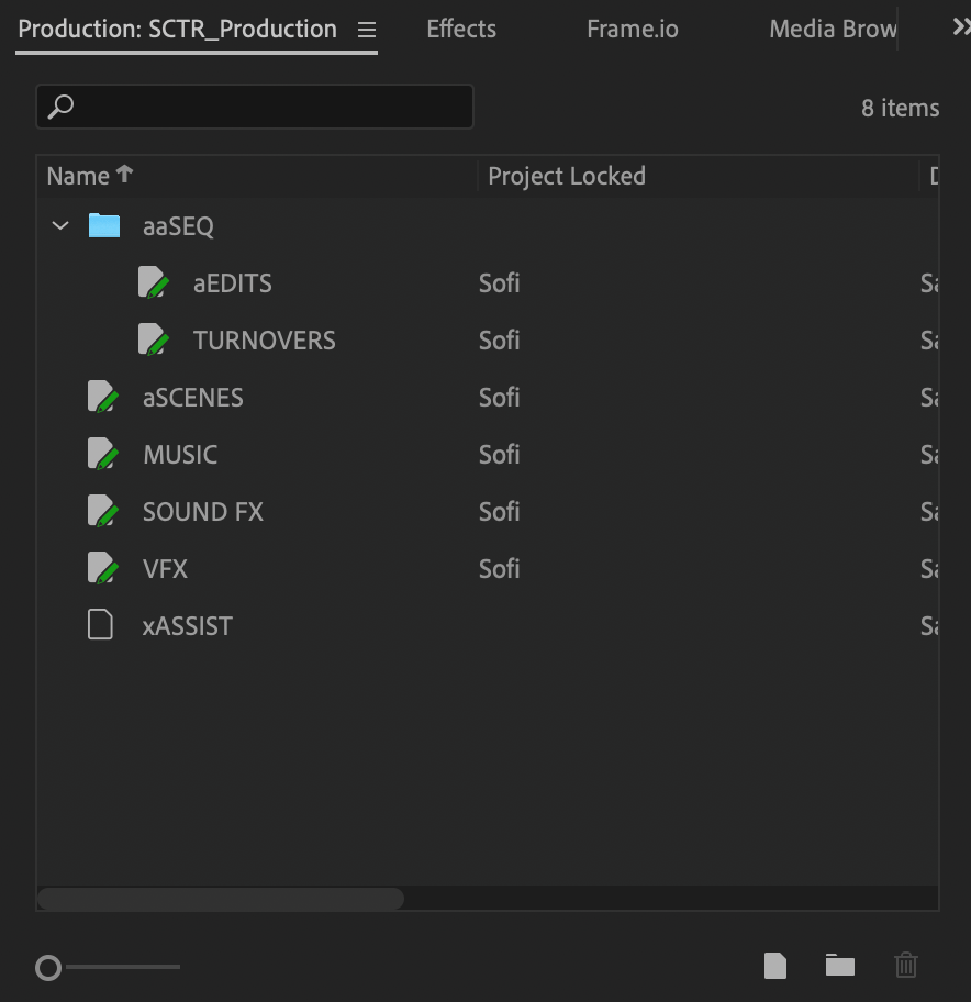 feature production panel