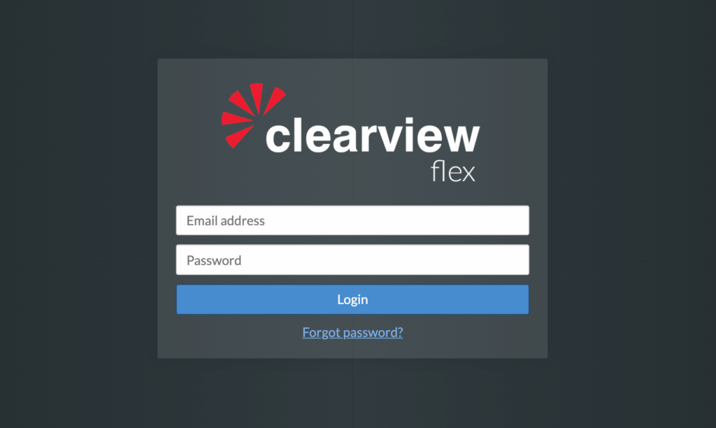 clearview flex login