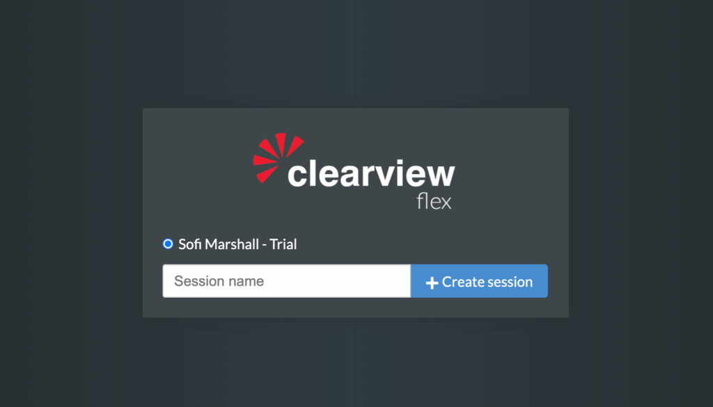 clearview flex session